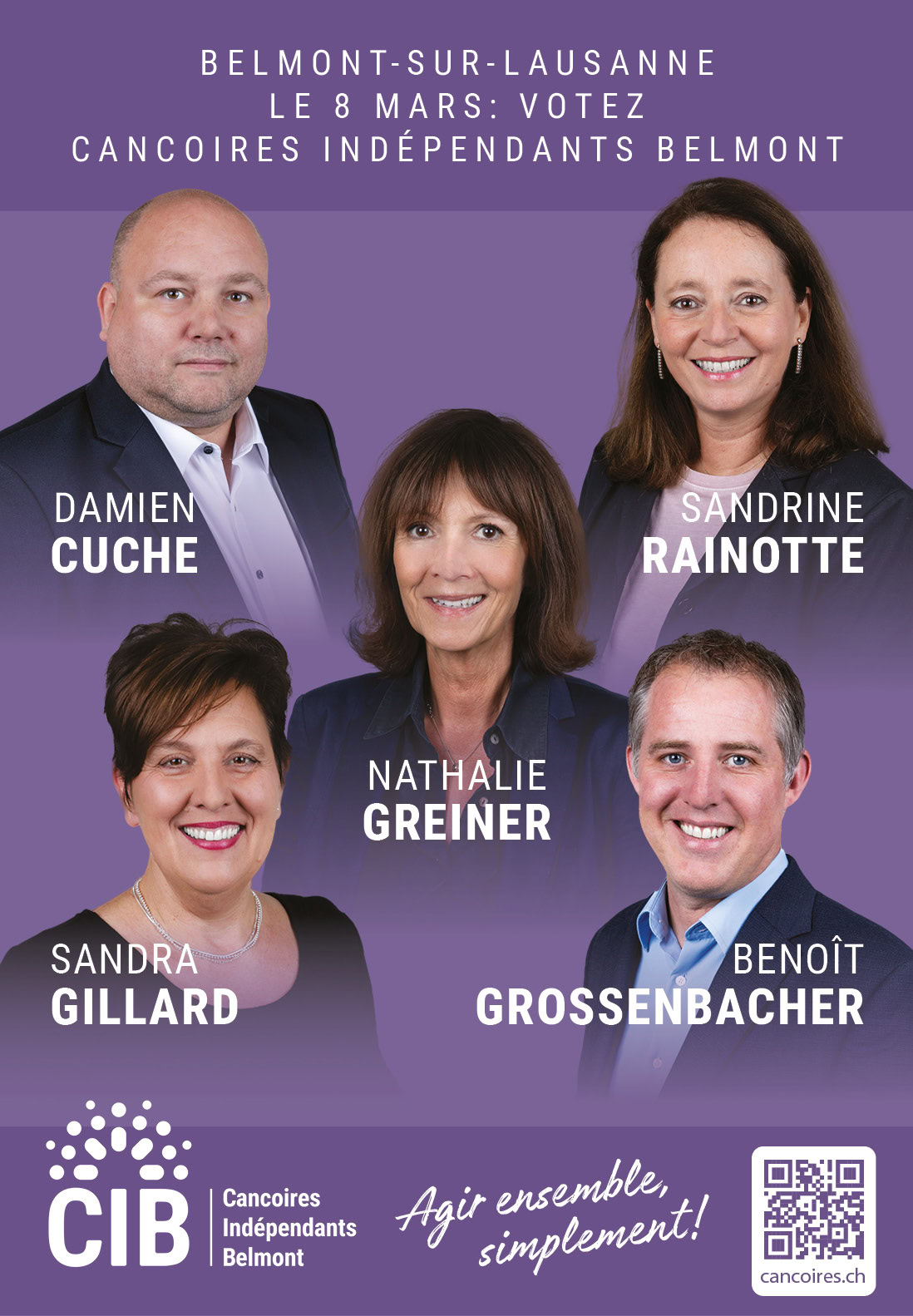 Les candidat-e-s des CIB à la Municipalité partent à votre rencontre !